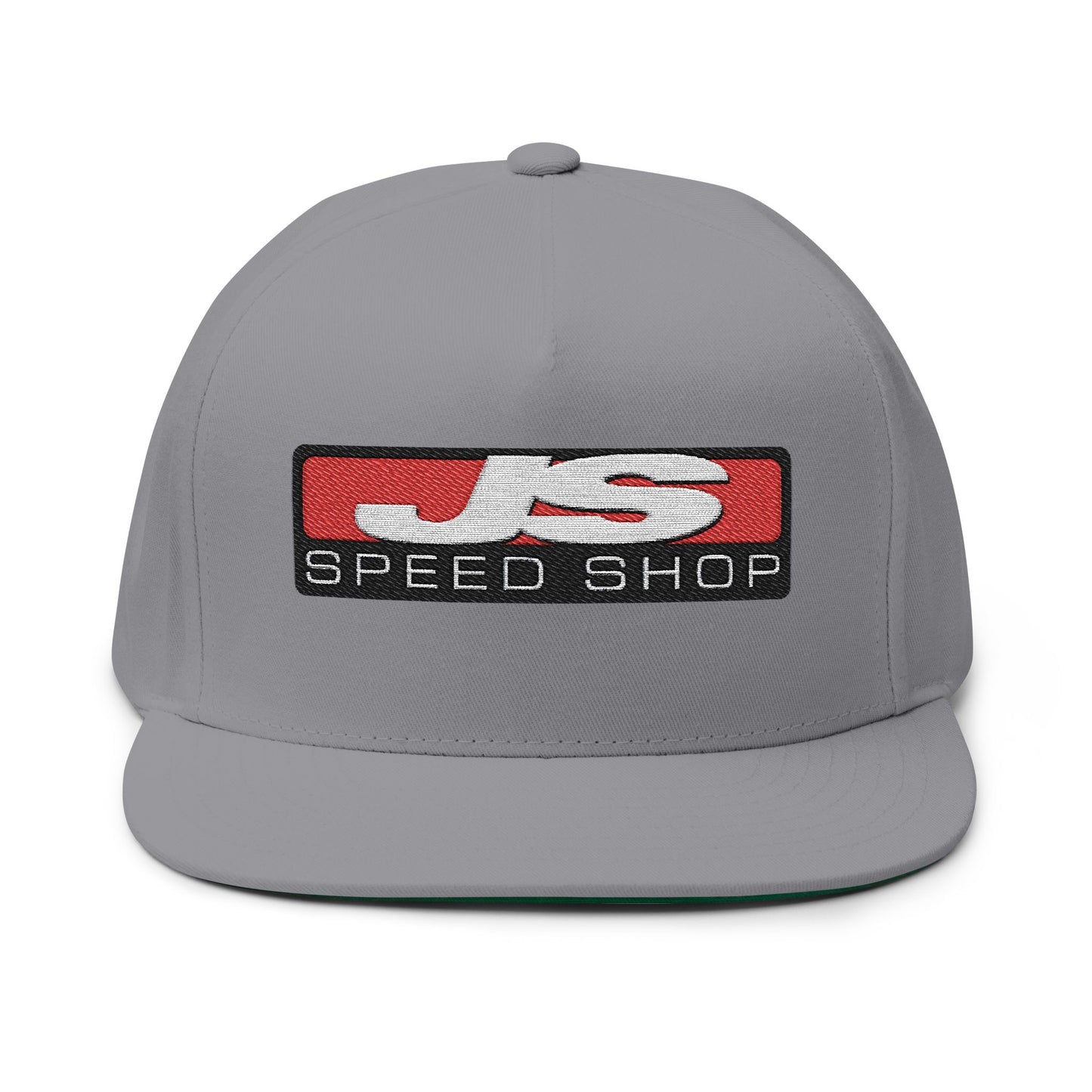 JS Speed Shop Logo Snapback Vintage Flat Bill Cap
