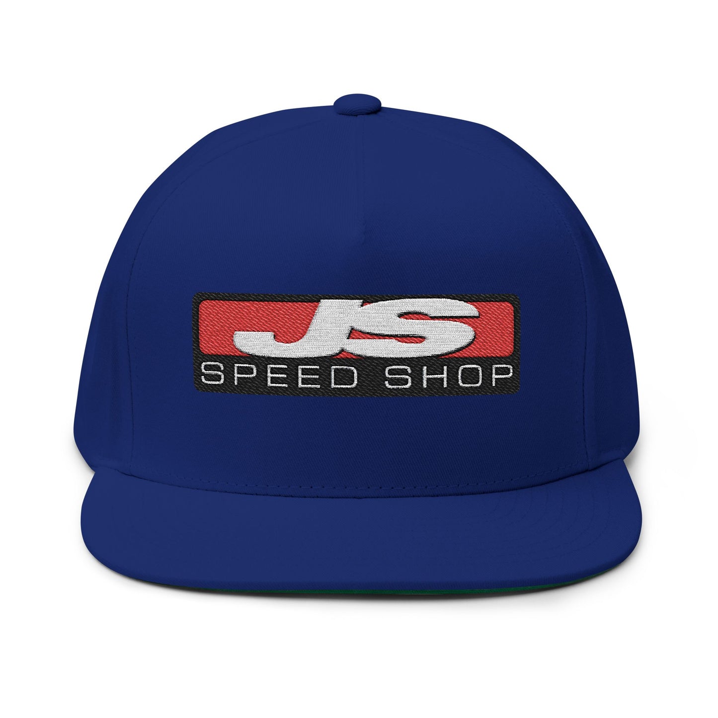 JS Speed Shop Logo Snapback Vintage Flat Bill Cap