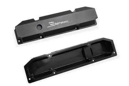 Sniper Valve Cover - Fabricated Aluminum - Chrysler BB - Short Bolt - Black