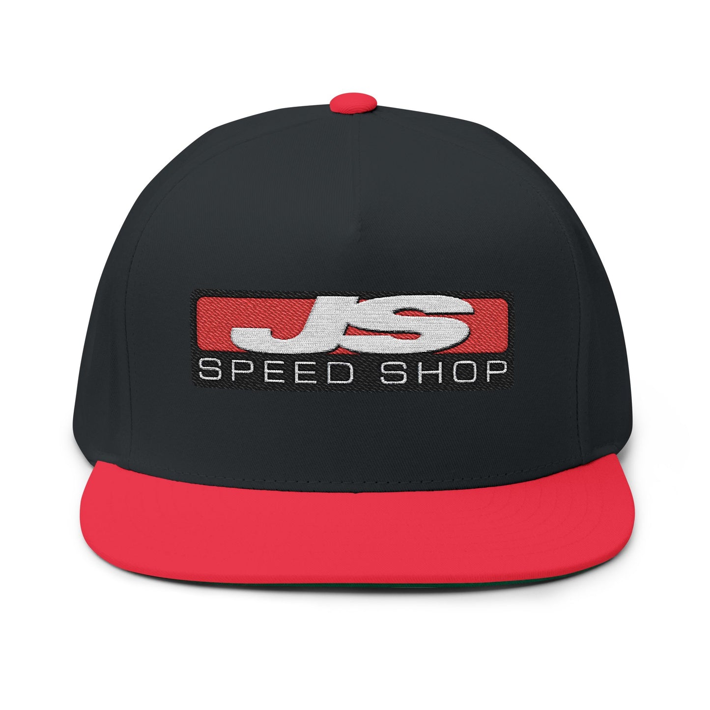 JS Speed Shop Logo Snapback Vintage Flat Bill Cap