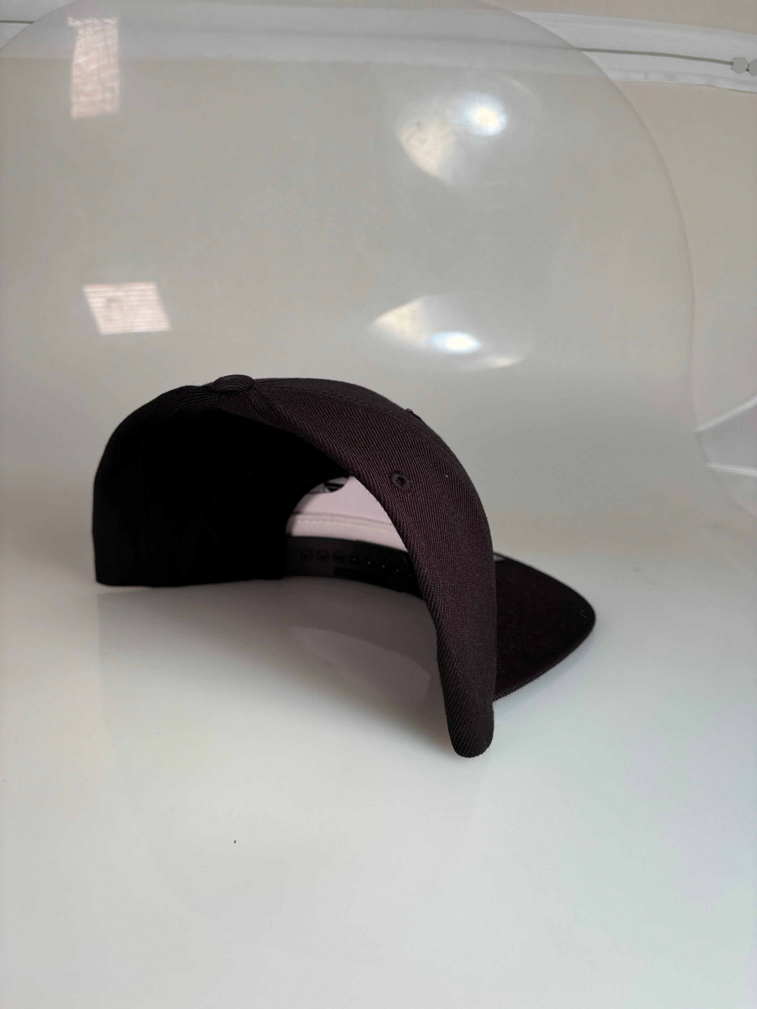 Black Snap Back Flat Bill