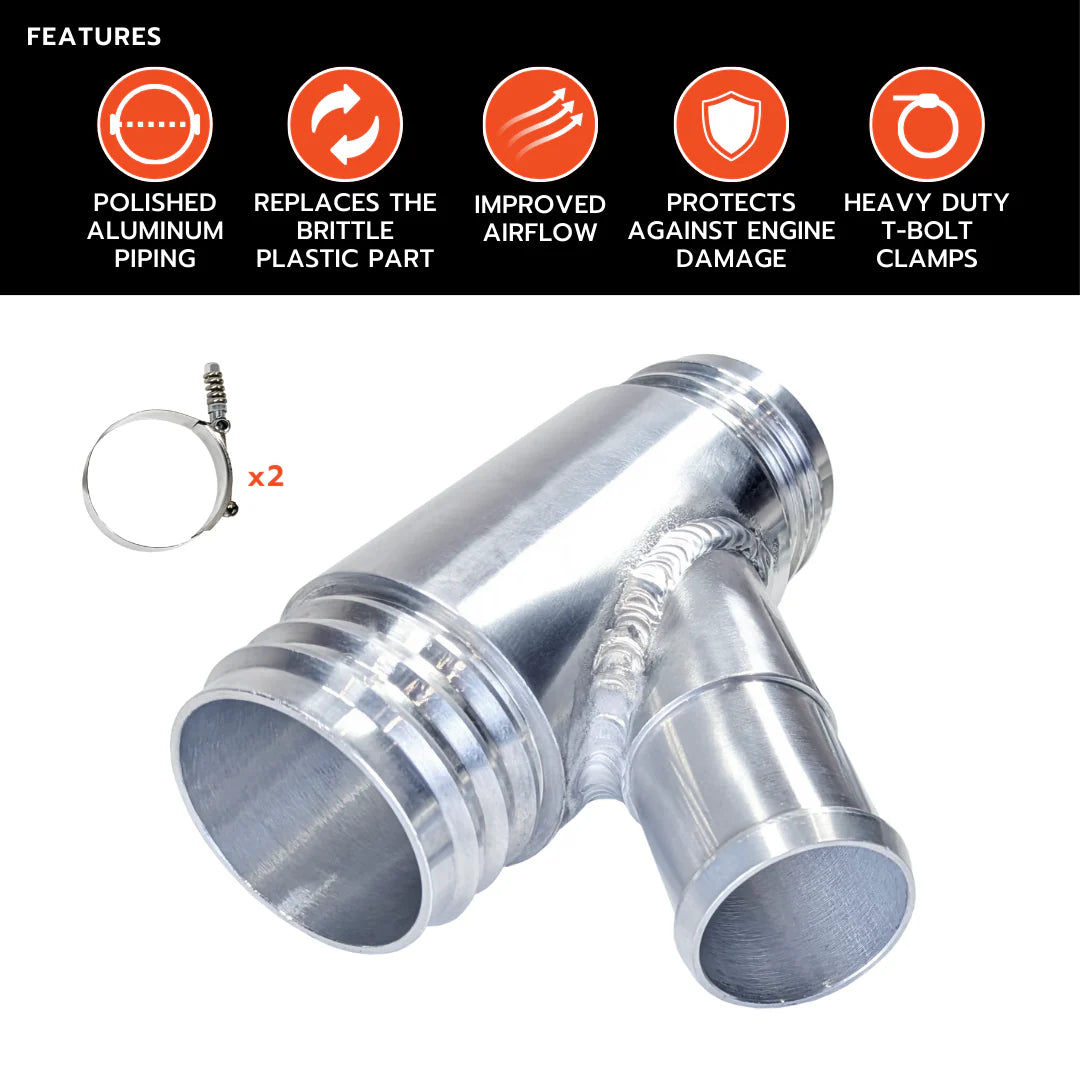 Ram Cummins 6.7L - Aluminum Coolant Y-Pipe (2013-2019)