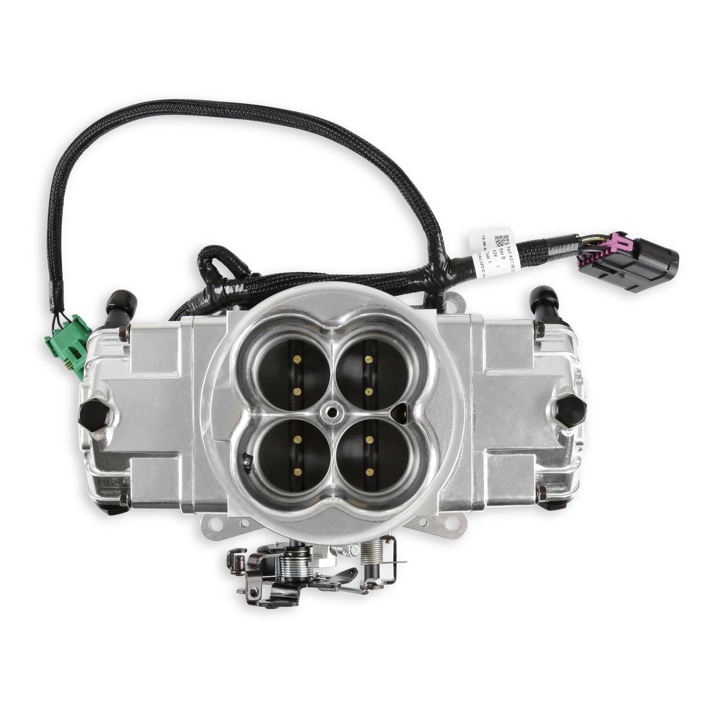Holley EFI Terminator X Stealth 4150 2x4 - Shiny