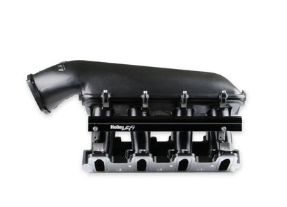 Holley LS Hi-Ram EFI Manifold - Black GM LS1/LS2/LS6