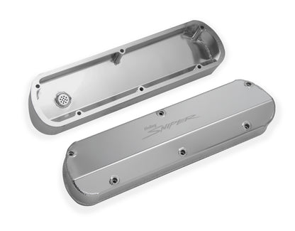 Sniper Valve Cover - Fabricated Aluminum - Ford Small Block - Tall - Anodized