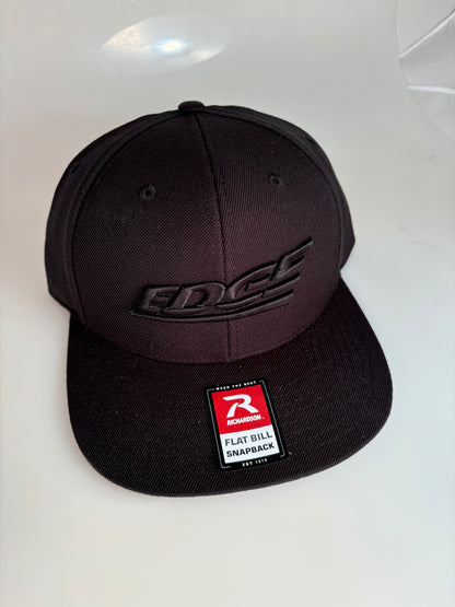 Black Snap Back Flat Bill