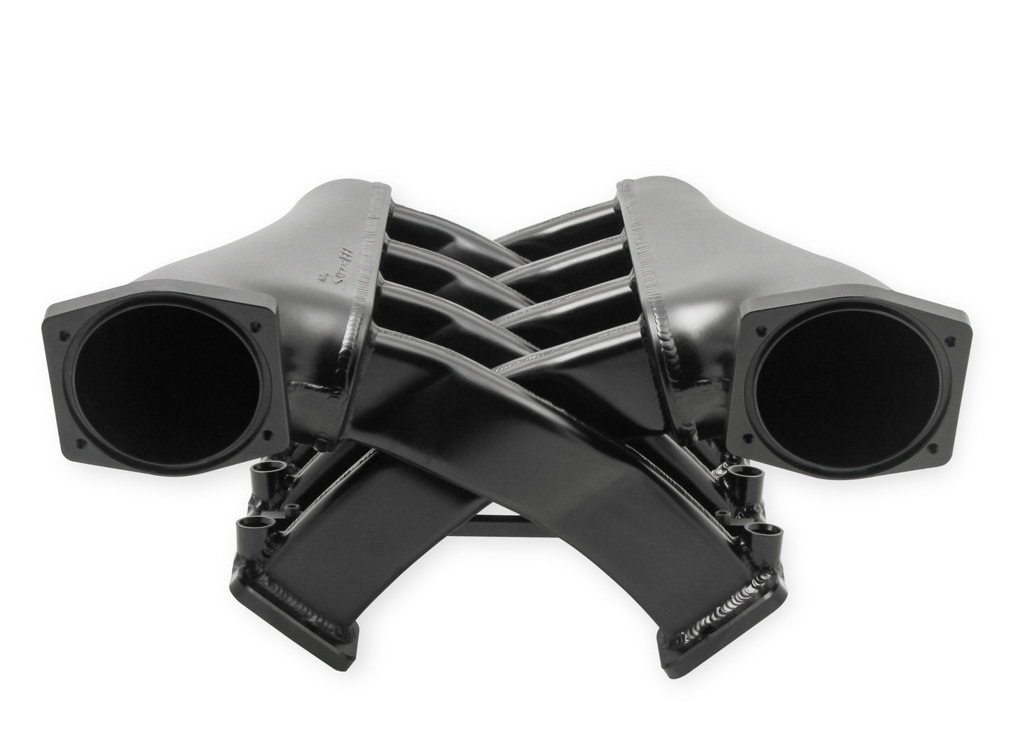 Sniper EFI Fabricated Intake Manifold Dual Plenum 102mm LS3/L92, Rail Kit - Blk