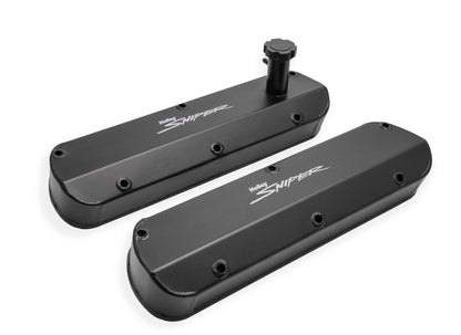 Sniper Valve Cover - Fabricated Aluminum - Ford Small Block - Tall - Black
