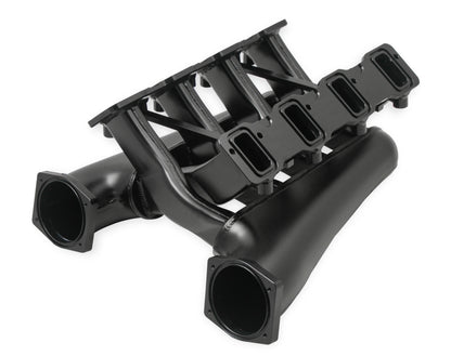 Sniper EFI Fabricated Intake Manifold Dual Plenum 92mm LS3/L92, Rail Kit - Blk