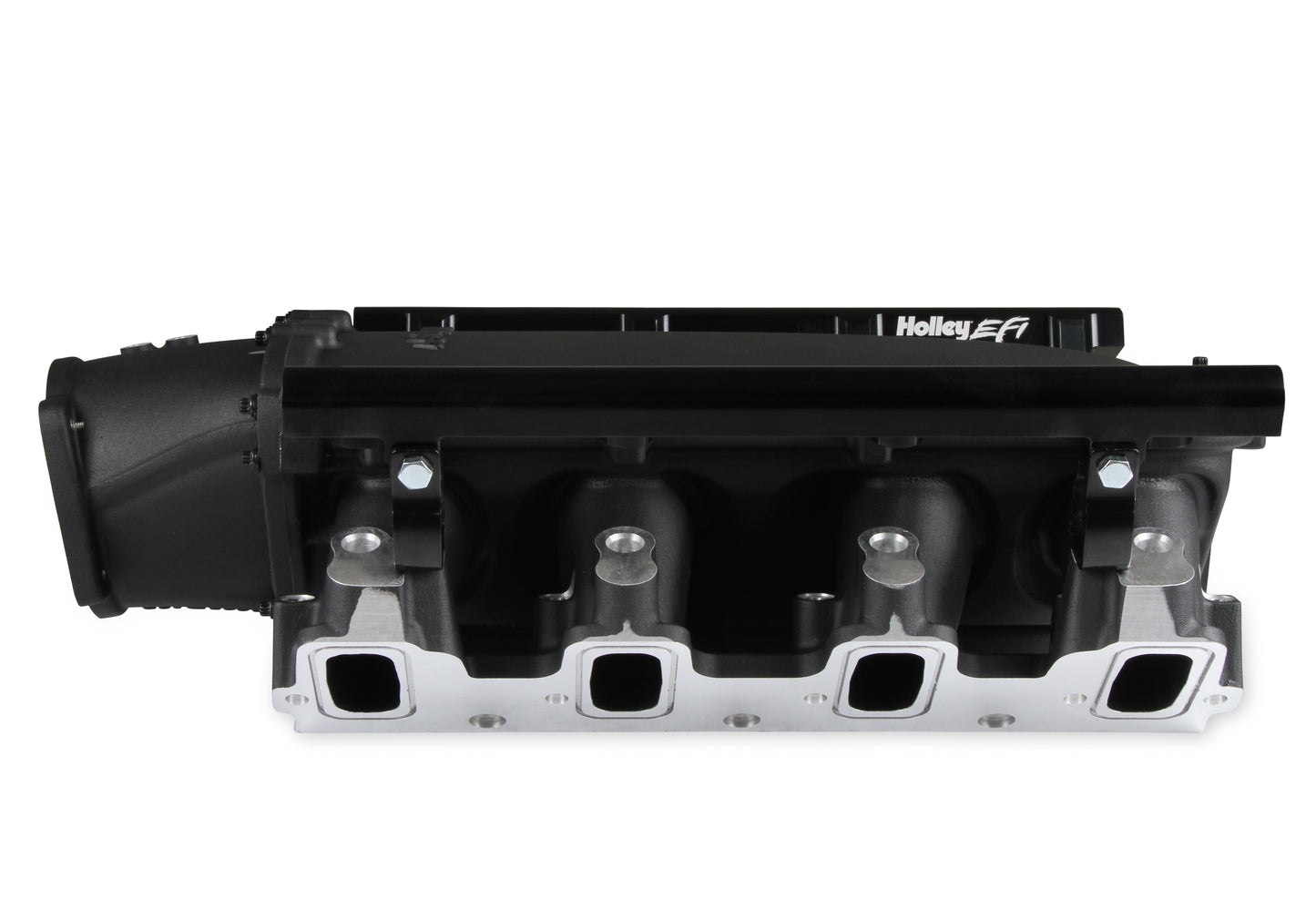 Holley Ultra Lo-Ram Manifold Kit Single Injector- Black - GM LS3/L92