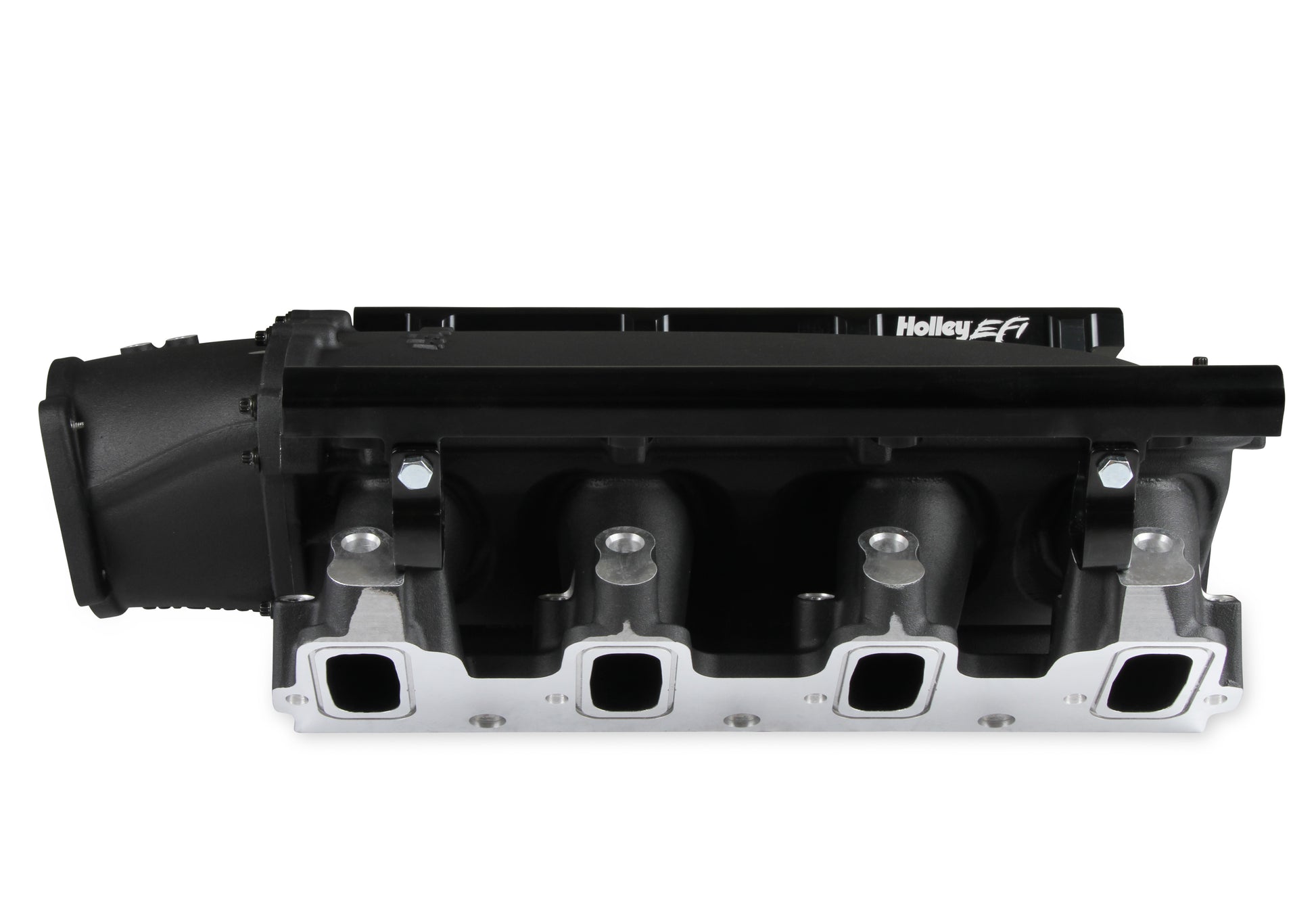 Holley Ultra Lo-Ram Manifold Kit Single Injector- Black - GM LS3/L92