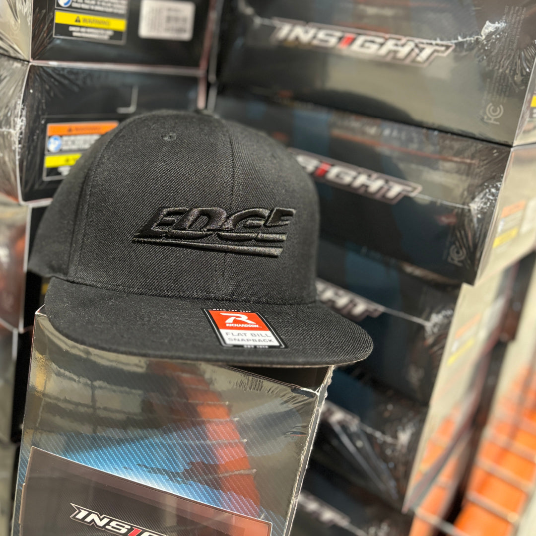 Black Snap Back Flat Bill