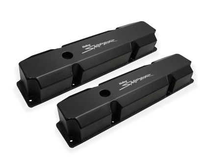 Sniper Valve Cover - Fabricated Aluminum - Chrysler BB - Short Bolt - Black