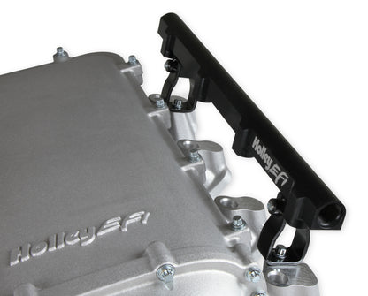 Holley Ultra Lo-Ram Manifold Kit Single Injector- Satin - GM LS3/L92