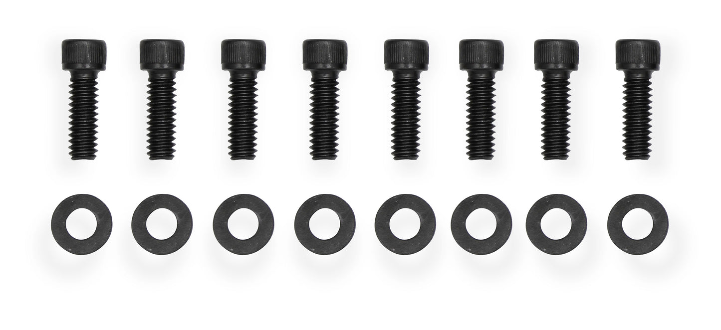 Sniper Valve Cover - Fabricated Aluminum - SBC - Perimeter Bolt - Flat - Black