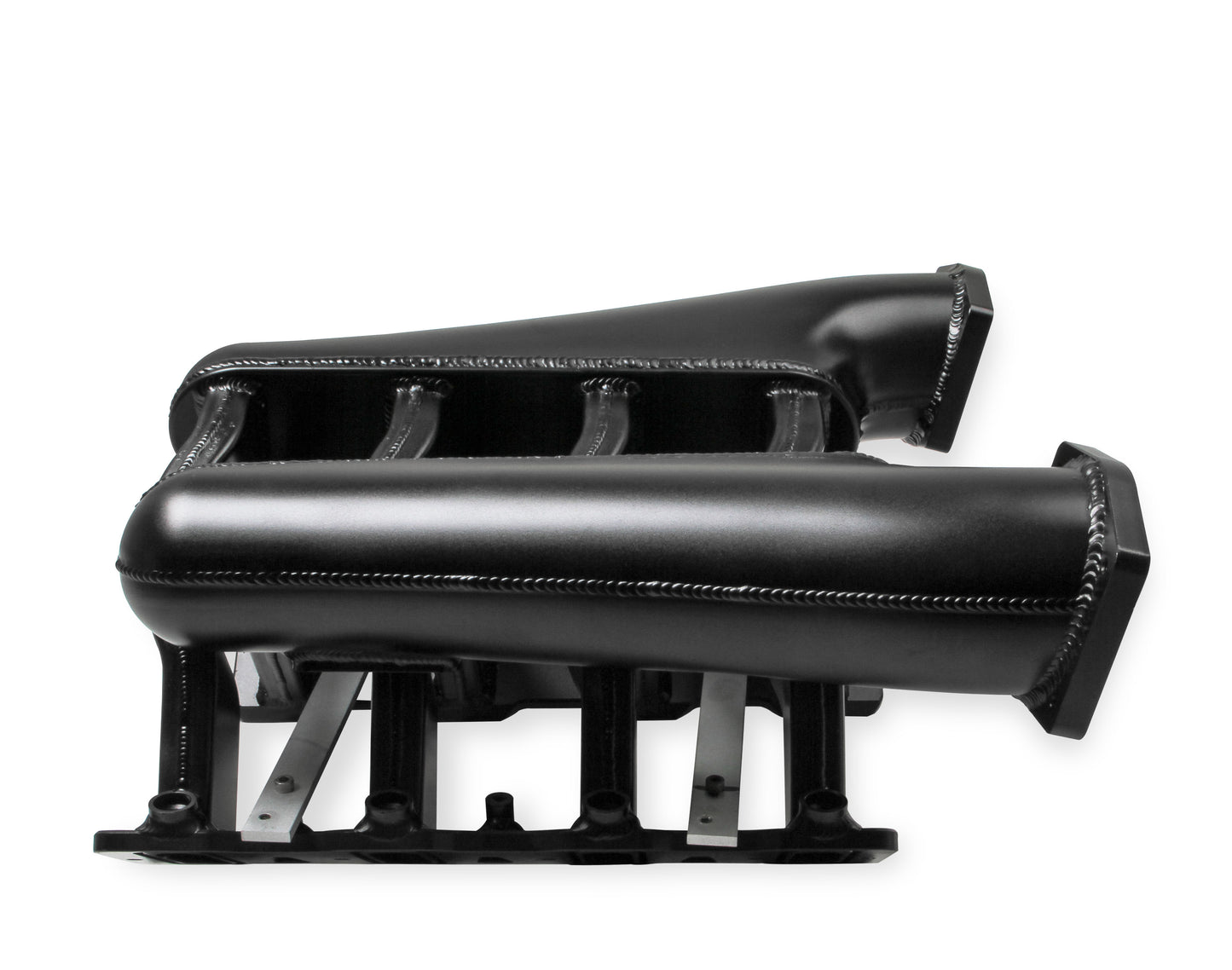 Sniper EFI Fabricated Intake Manifold Dual Plenum 102mm LS1/2/6, Rail Kit - Blk