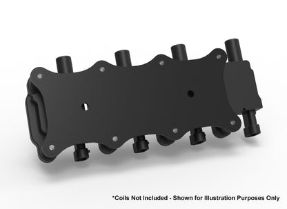 Holley EFI Igntion Coil Remote Relocation Bracket, Black Finish, Pair