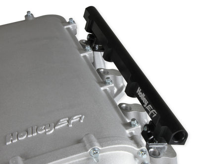 Holley Ultra Lo-Ram Manifold Kit Single Injector- Satin - GM LS3/L92
