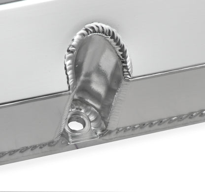 Sniper Valve Cover - Fabricated Aluminum - SBC - Perim Bolt - Flat - Anodized