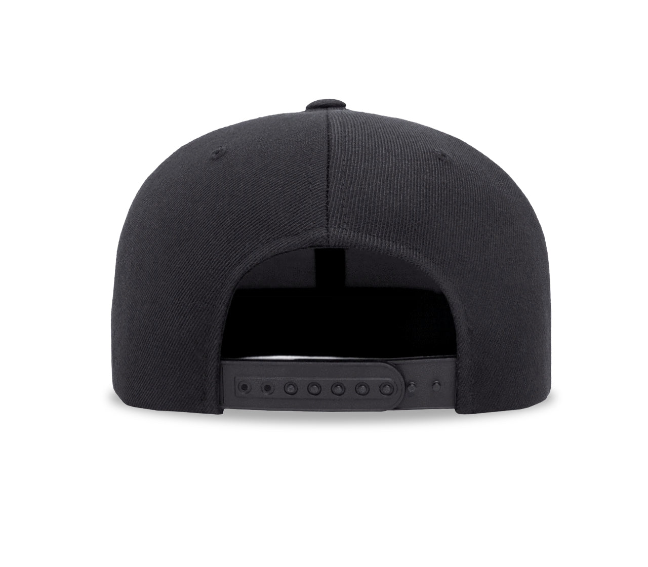 Black Snap Back Flat Bill