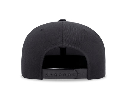 Black Snap Back Flat Bill