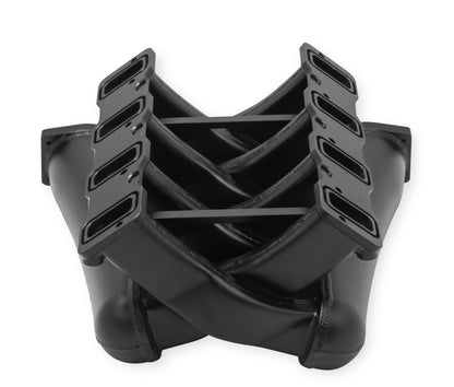 Sniper EFI Fabricated Intake Manifold Dual Plenum 92mm LS3/L92, Rail Kit - Blk