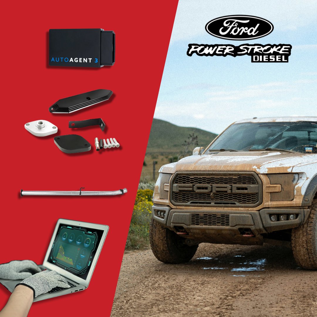 All in one Delete Kit - DPF DEF EGR-tuner pipe calibration - Ford Powerstroke 6.7L - 2023 2024 2025
