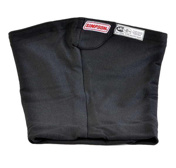 Simpson Racing Nomex Helmet Skirt in Black JS Speed Shop