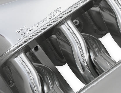 Sniper EFI Fabricated Intake Manifold Dual Plenum 102mm LS1/2/6, Rail Kit - Slvr