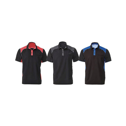Simpson Racing Sonoma Performance Crew Shirt - Black And Blue