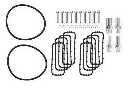 Sniper EFI Fabricated Intake Manifold Dual Plenum 102mm LS1/2/6, Rail Kit - Slvr