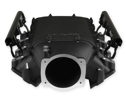 Holley Ultra Lo-Ram Manifold Kit Single Injector- Black - GM LS3/L92