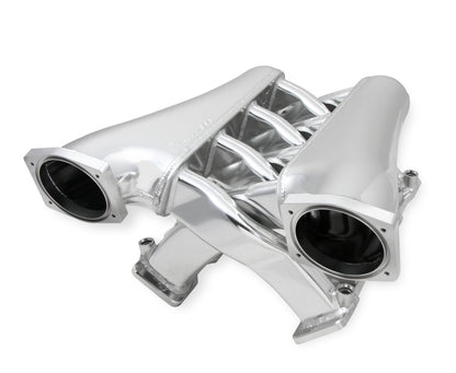 Sniper EFI Fabricated Intake Manifold Dual Plenum 102mm LS1/2/6, Rail Kit - Slvr