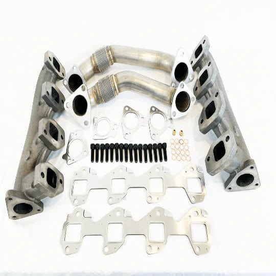 GM Duramax 6.6L Exhaust Manifold Kit w/ Up-Pipe (2001-2016)