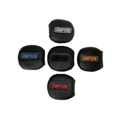 Simpson Racing Yxz Door Latch Pads (Pair) - Black And Red