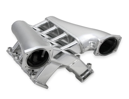 Sniper EFI Fabricated Intake Manifold Dual Plenum 102mm LS1/2/6, Rail Kit - Slvr