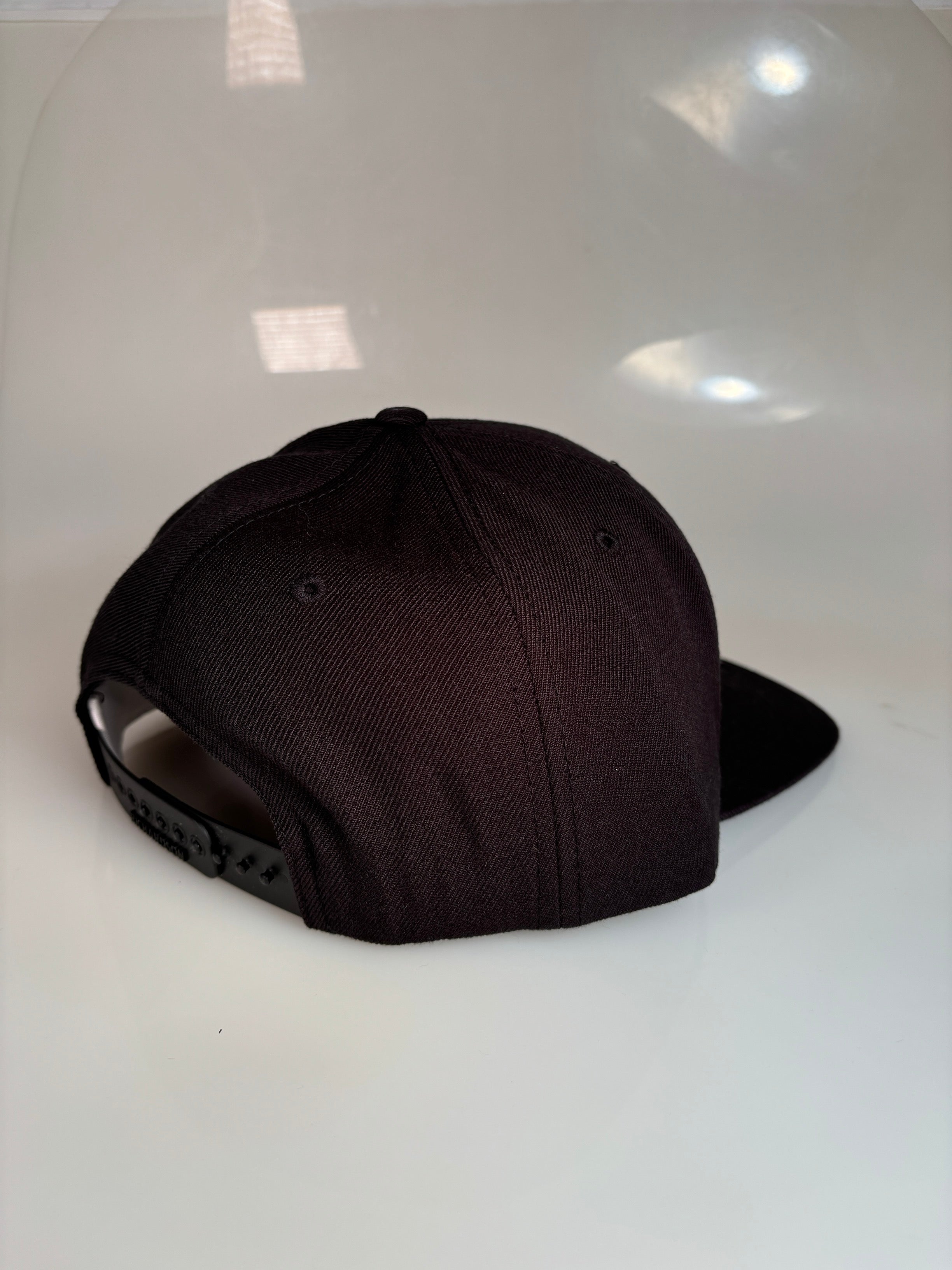 Black Snap Back Flat Bill