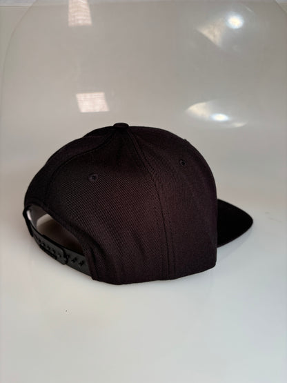 Black Snap Back Flat Bill