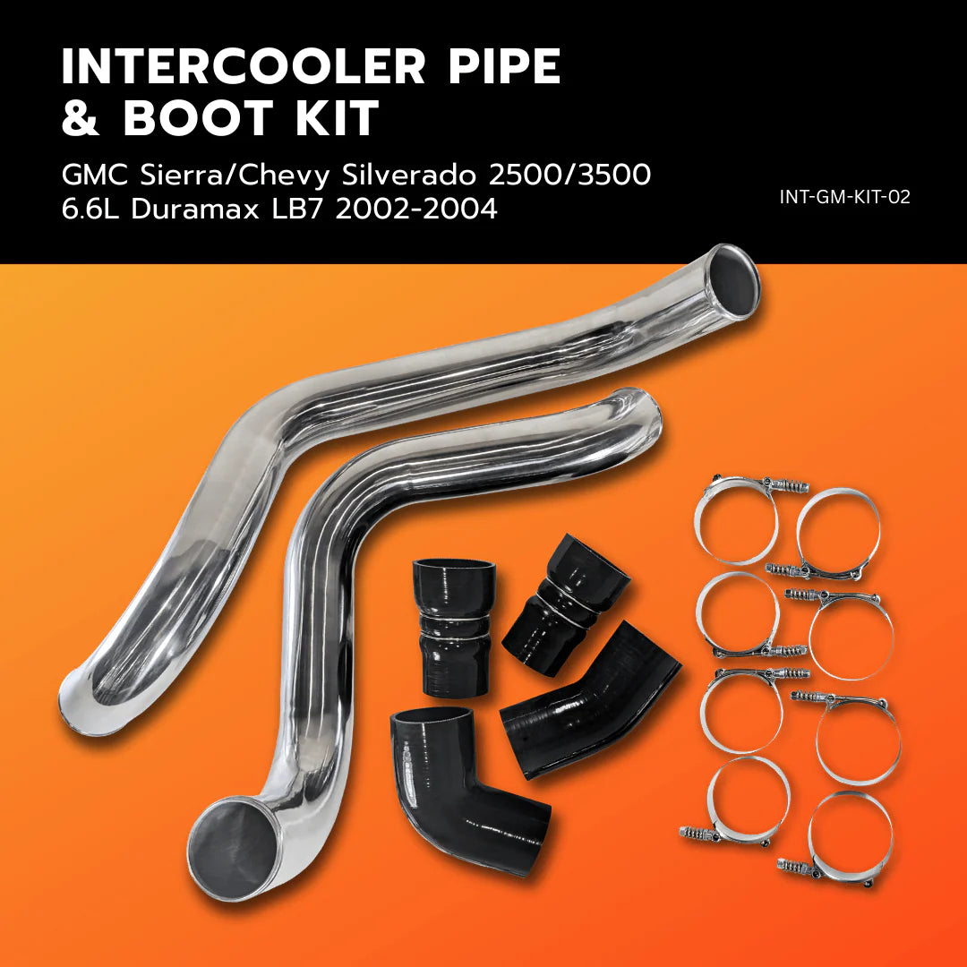 GM Duramax LB7 - Intercooler Pipe & Boot Kit (2002-2004)