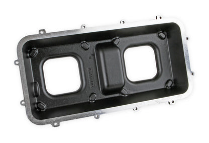 Holley Hi-Ram Intake Plenum Top Only, 2 x 4150- Semi-Gloss Black Finish