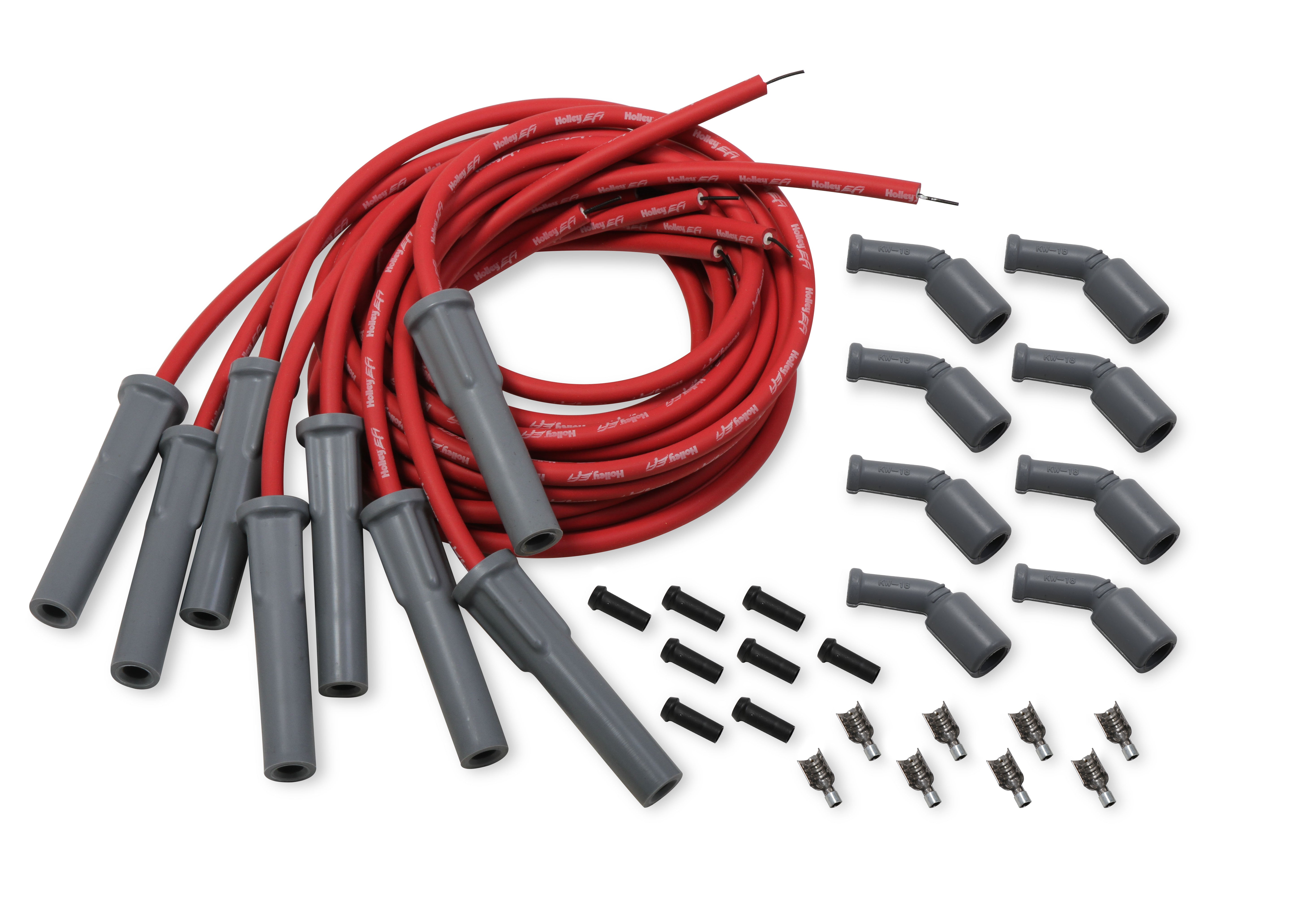 Holley EFI LS Spark Plug Wire Set - Cut to Fit