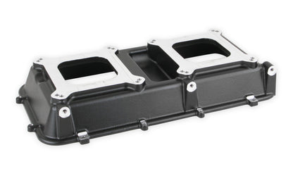 Holley Hi-Ram Intake Plenum Top Only - 2 x 4150 - Flat Black Finish