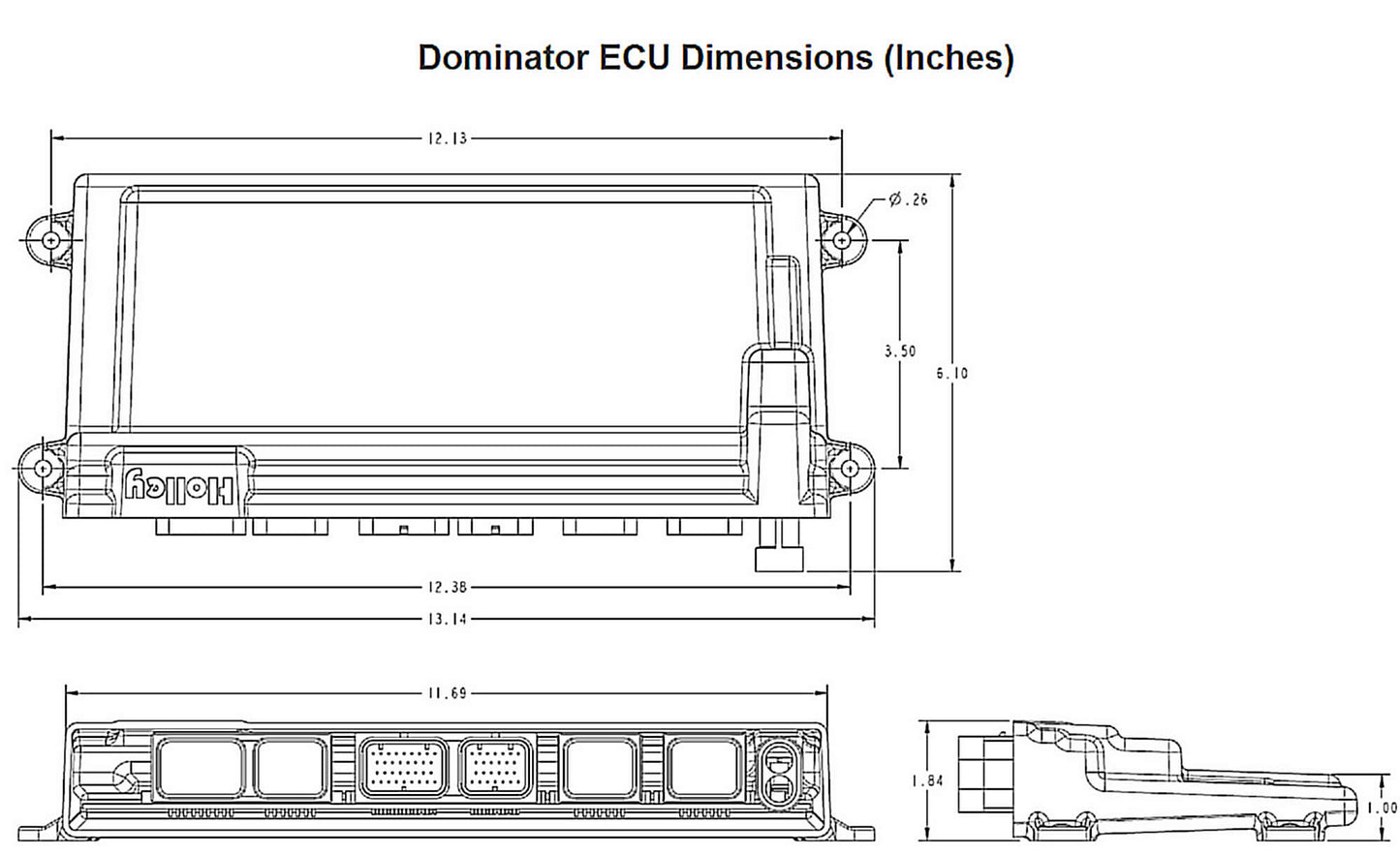 Dominator EFI Kit - Ford Main Harness with EV1 Injector Harness