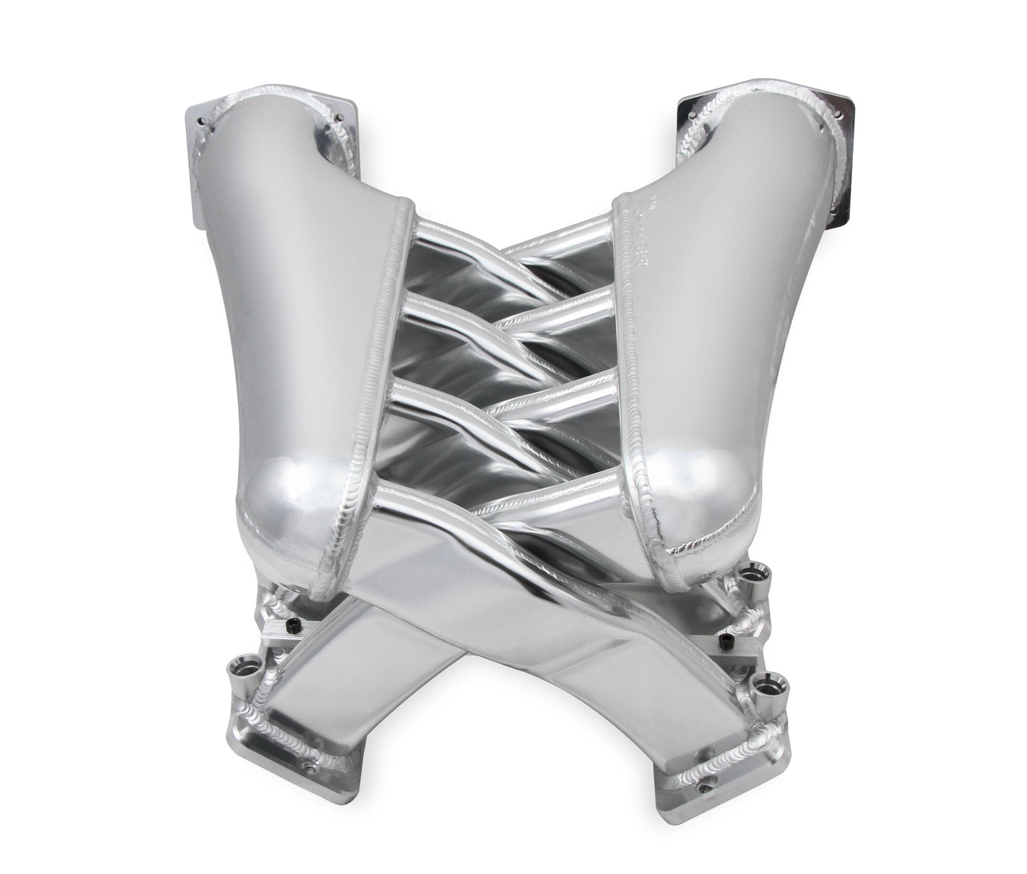 Sniper EFI Fabricated Intake Manifold Dual Plenum 102mm LS3/L92, Rail Kit - Slvr