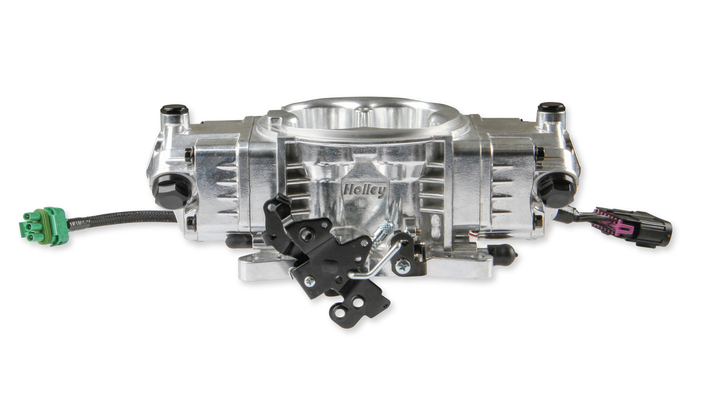 Holley EFI Terminator X Stealth 4150 Throttle Body - Shiny