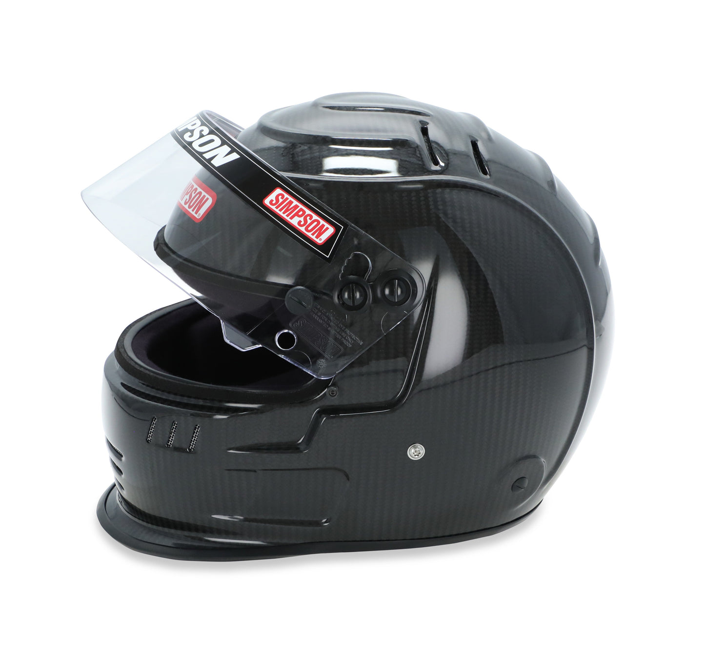 Simpson Racing Sa2020 Carbon Speedway Shark Racing Helmet