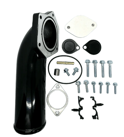 EGR Cooler Delete Kit for Ford Powerstroke 6.4L (2008–2010) - Black Bandit