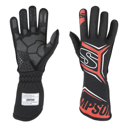 Magnata Driving Gloves - small - black / red