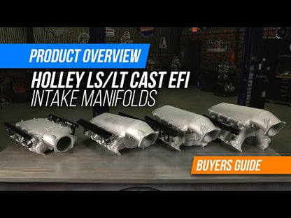 Holley LS Hi-Ram EFI Manifold-Black GM LS7