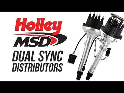 Holley EFI Dual Sync Oldsmobile Distributor, Black